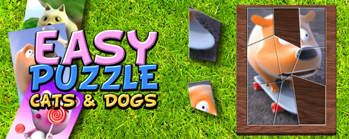 Easy Puzzle - Cats and Dogs screenshot