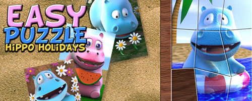 Easy Puzzle - Hippo Holidays screenshot